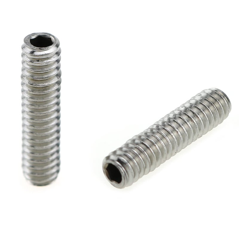 LUORNG Cone Point Screw 10PCS 1/4-20 x 1inch 304 Stainless Steel Allen Head Screw, Hex Hexagon Socket Flat Point Set, End Grub Headless Bolt with Hex Drive Wrench - Image 4